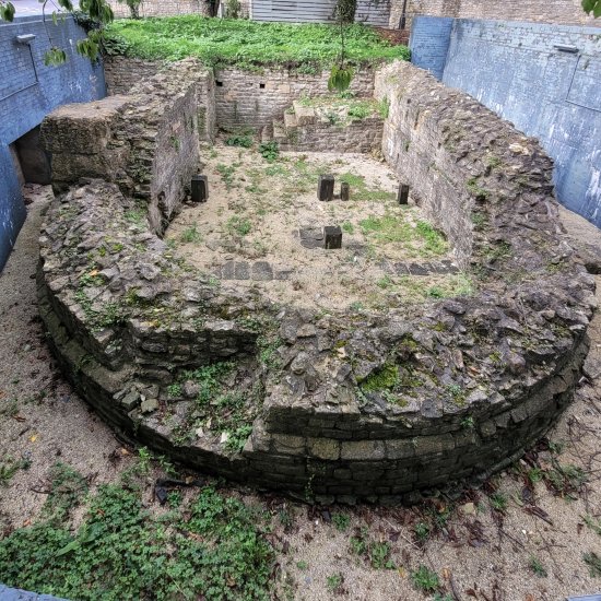 North Tower of the East Gate of the Roman City, Lincoln, Lincolnshire