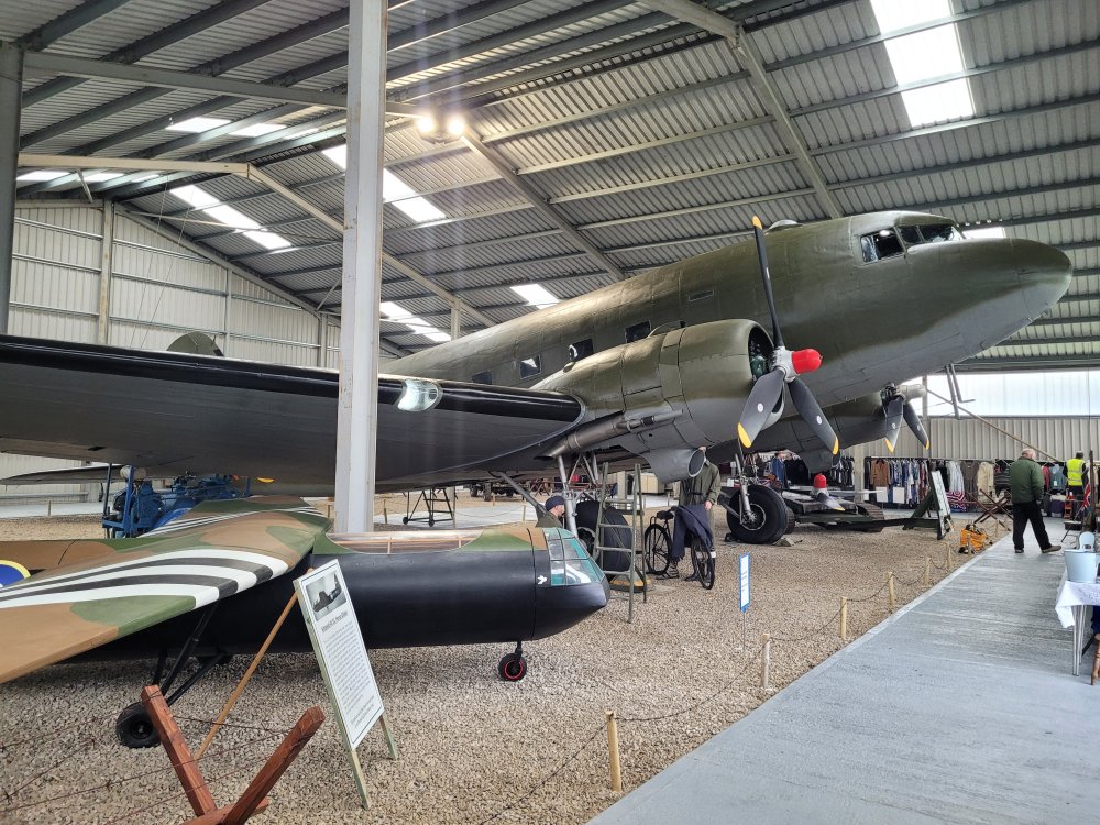 Another view of the Dakota at Metheringham Airfield, Lincolnshire