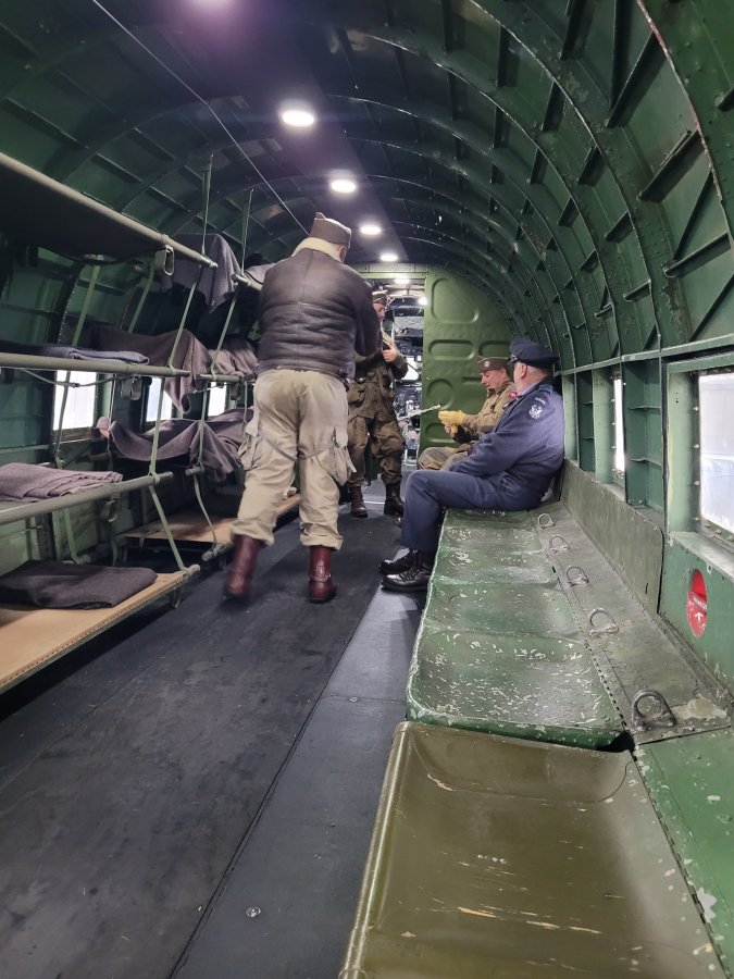 Inside the Dakota, Metheringham Airfield, Lincolnshire
