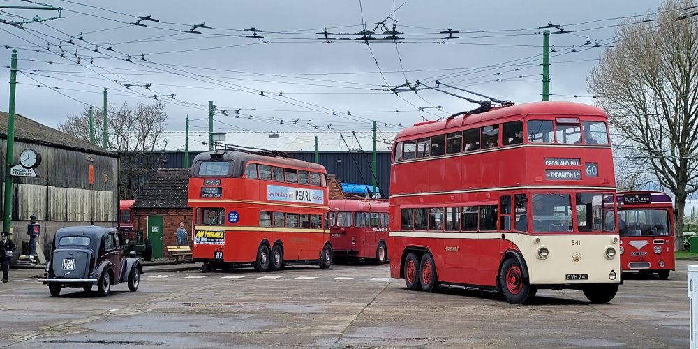 Sandtoft Trolley Bus Museum in Full Swing, Lincolnshire