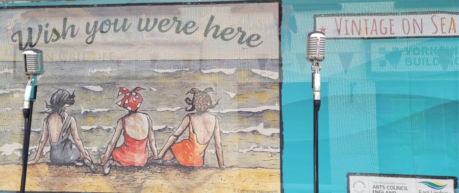 Waiting for Things to Kick Off, Vintage on Sea, Sutton-on-Sea, Lincolnshire