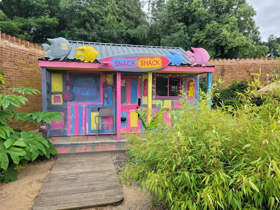 Colourful Scene, the Walled Garden at Baumber, Lincolnshire