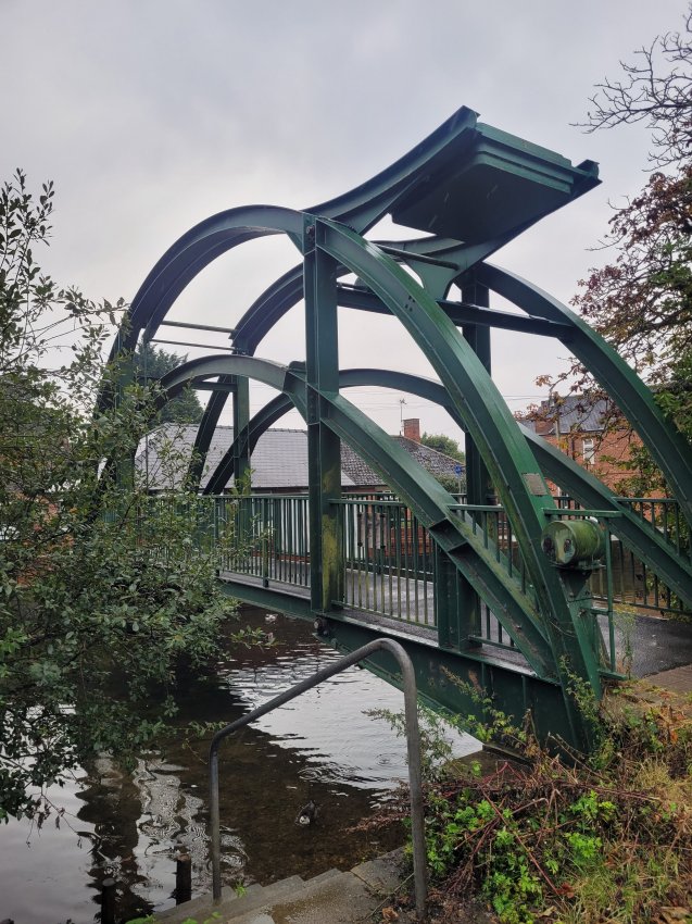 Footbridge over the Slea, Sleaford, Lincolnshire