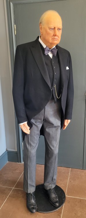Ex-Madame Tussauds Figure, Doddington Hall Churchill Exhibition, Lincolnshire