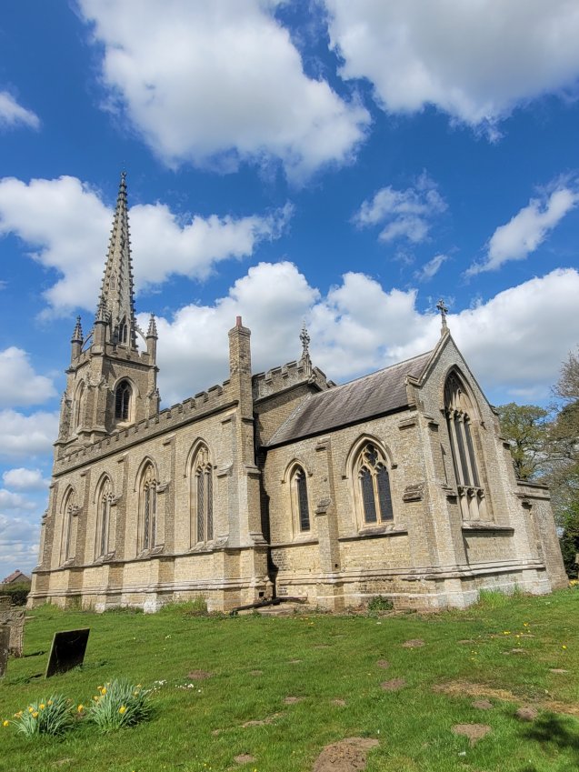 Another View of St. Andrew's Church, Sausthorpe, Lincolnshire