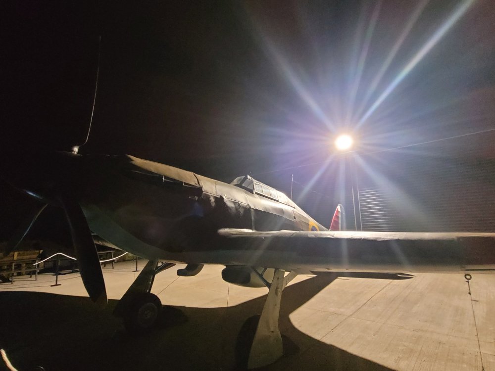 Hurricane at Night, We'll Meet Again Museum, Freiston, Lincolnshire