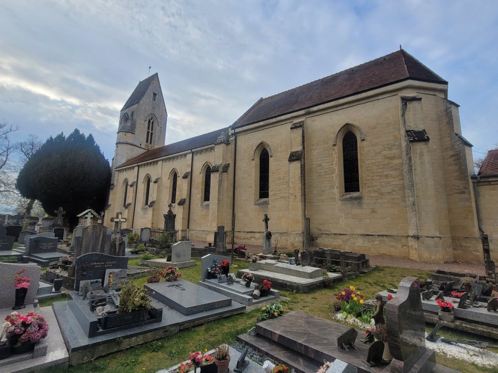 St. Vigor's Church, Louvigny, Normandy, France