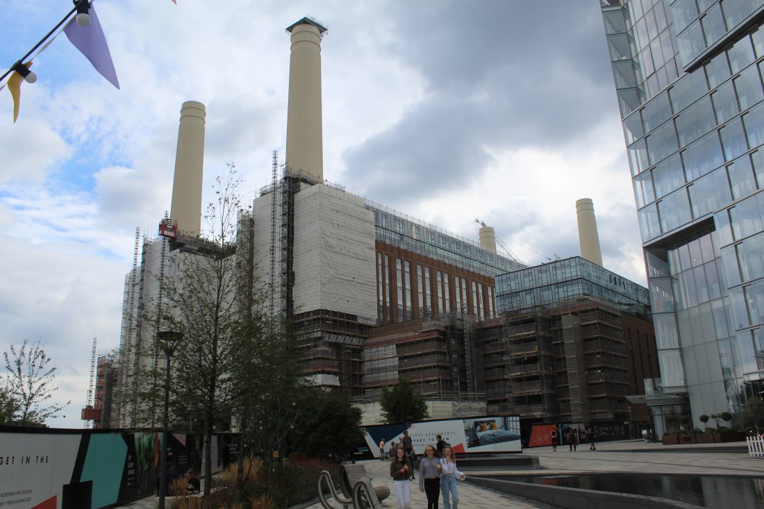 Battersea Power Station - being converted into luxury apartments, London