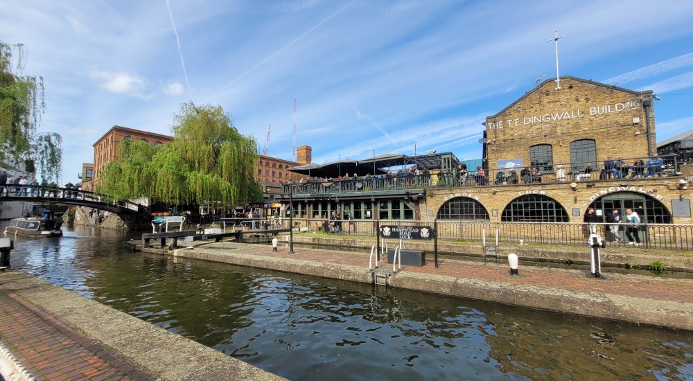 Camden Lock on the Regent's Canal, Middlesex