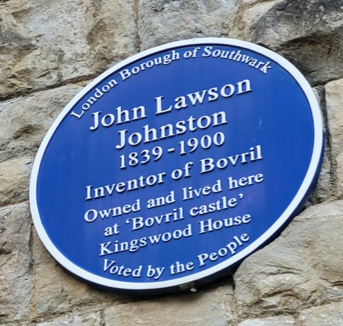 Blue Plaque, Kingswood House "Bovril Castle", Dulwich