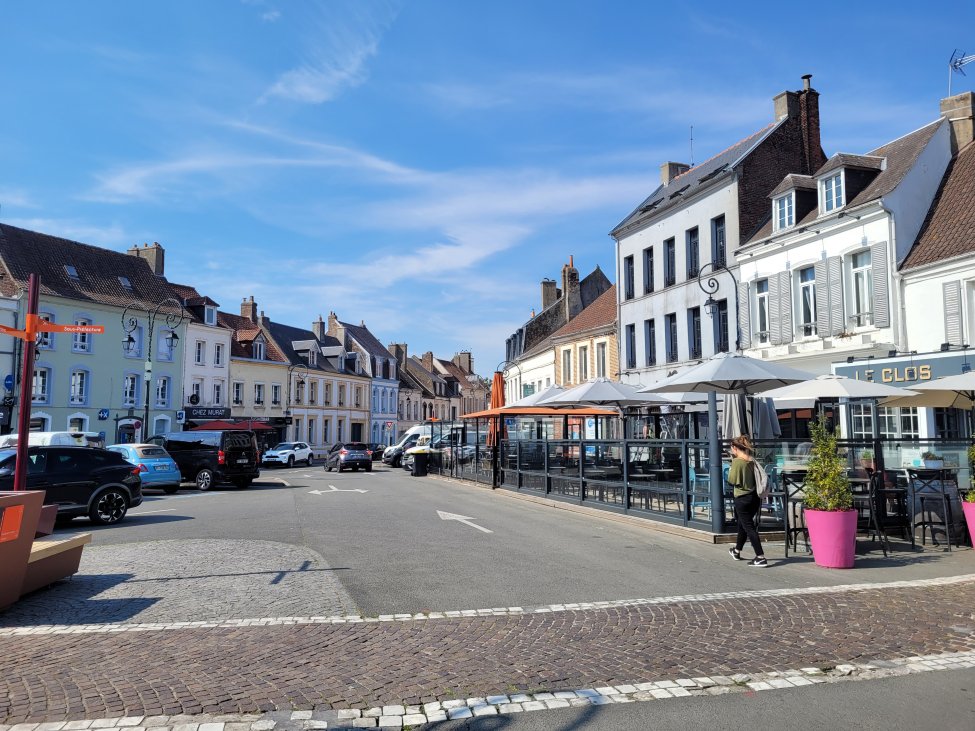 Main Square, Montreuil-sur-Mer, Pas de Calais, France