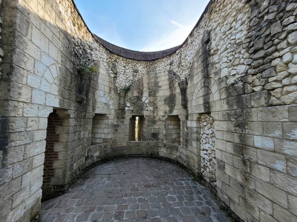 Inside one of the Towers, Montreuil-sur-Mer Ramparts, Pas de Calais, France