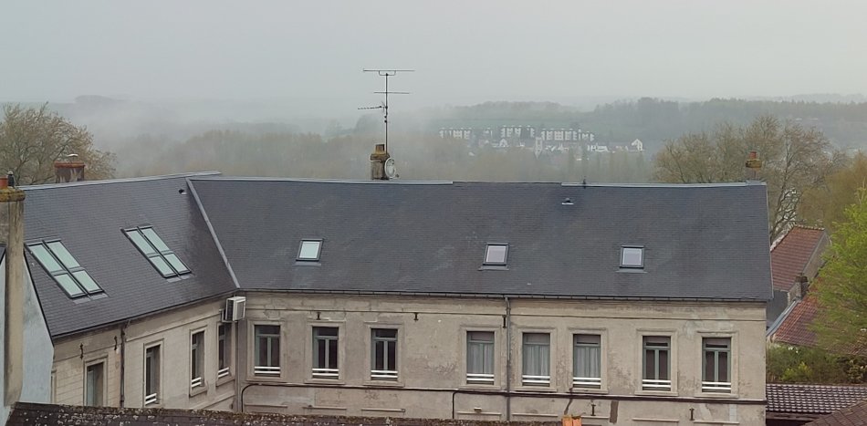 Misty Morning over Montreuil-sur-Mer, Pas de Calais, France