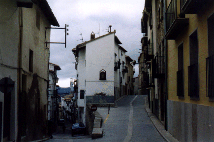 Street in Morella, Spain