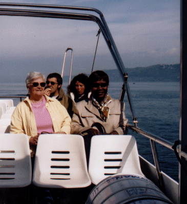 On the boat from Trieste to Muggia, Italy