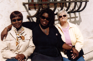 Mums and Jacqui in Muggia, Italy