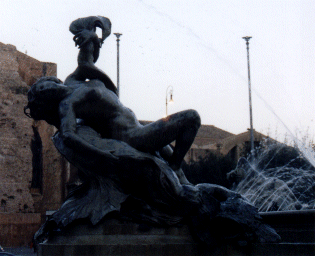 Fountain of the Naiads, Rome (detail), Italy