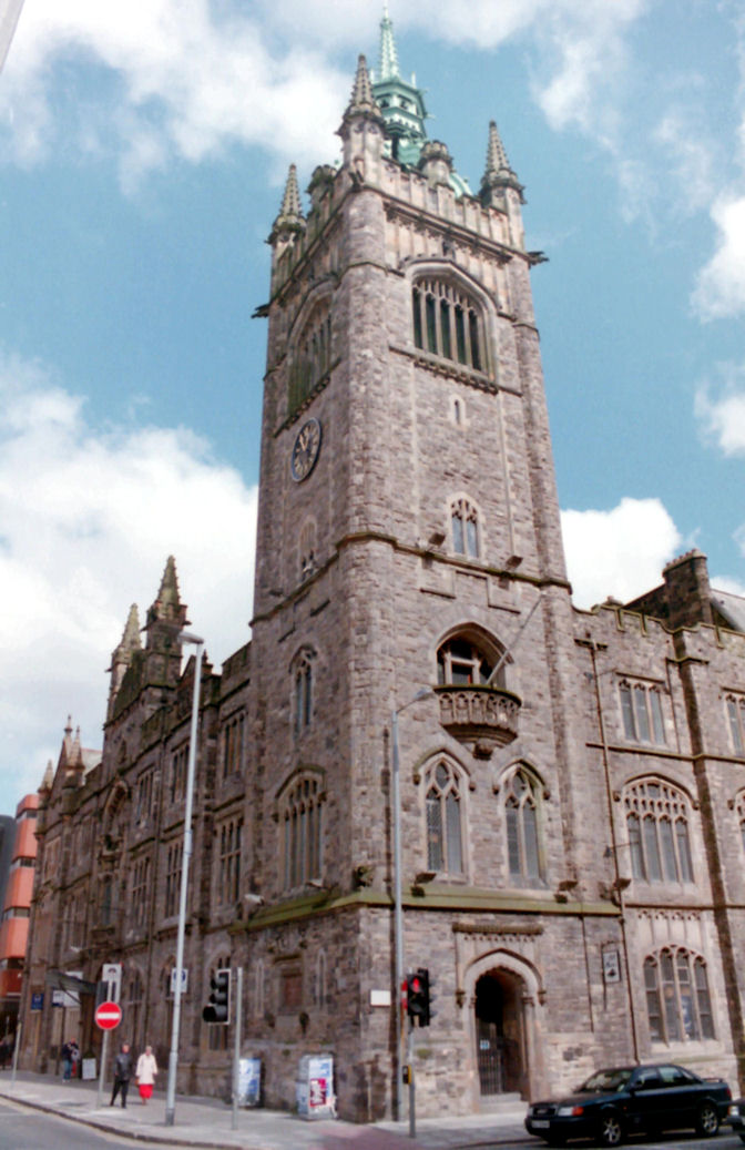 Typical Victorian Building in Belfast, County Antrim, Northern Ireland