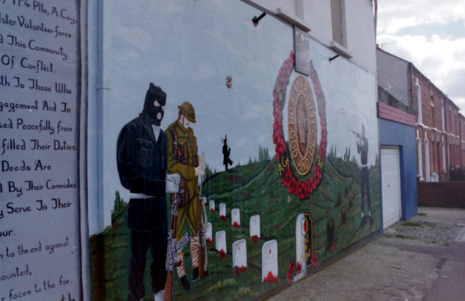 Haunting Mural - Belfast, County Antrim, Northern Ireland
