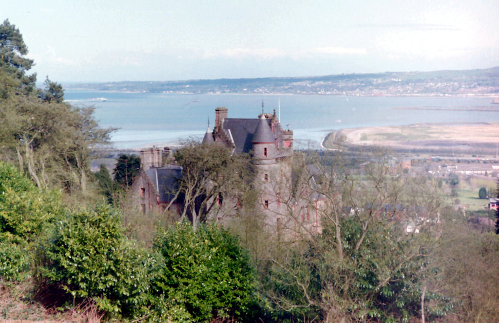 Belfast Castle and Belfast Lough, County Antrim, Northern Ireland
