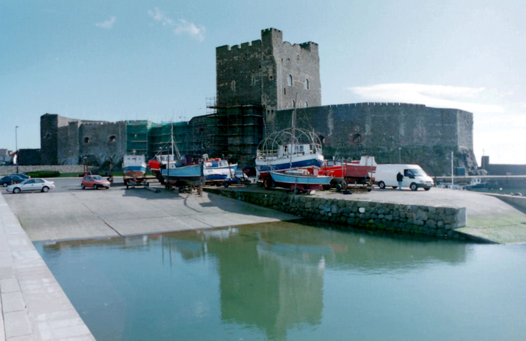 Another view of Carrickfergus Castle, County Antrim, Northern Ireland
