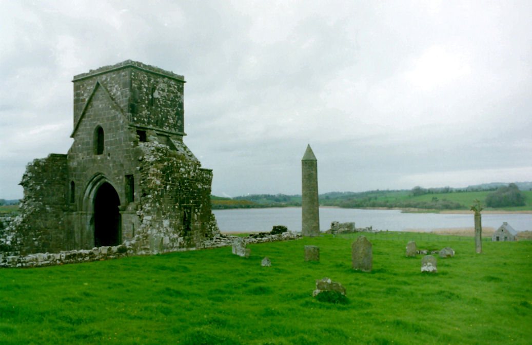 Church and Tower, Devenish Island, County Fermanagh, Northern Ireland
