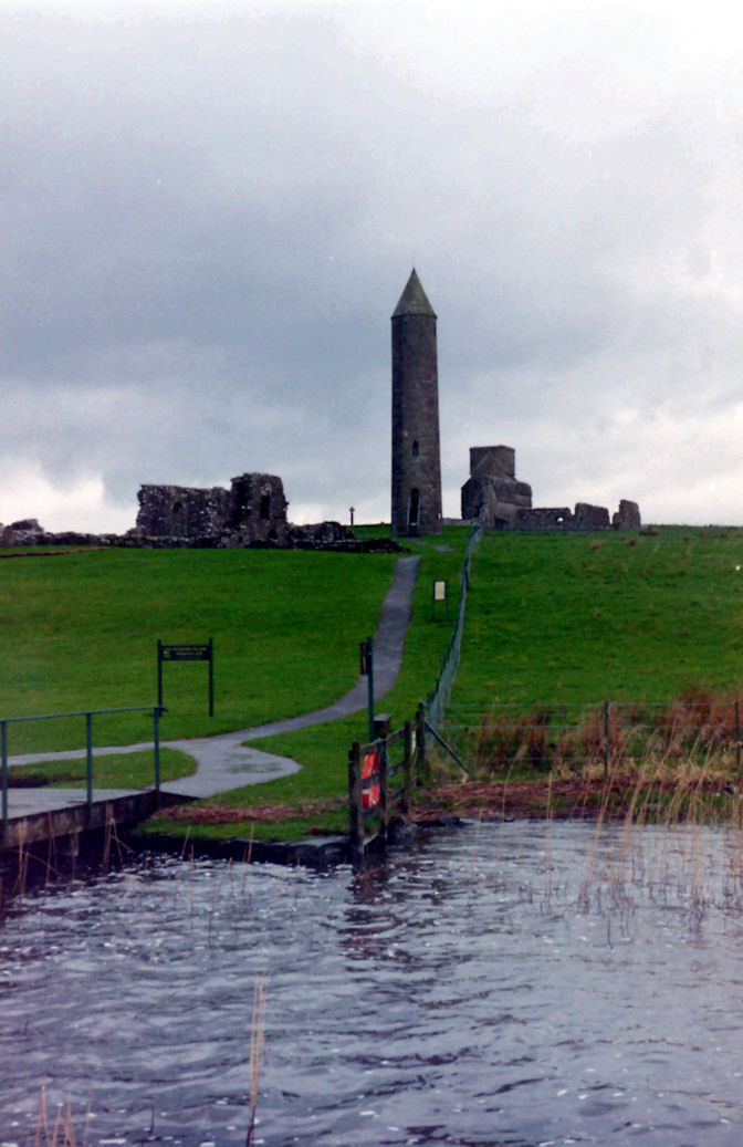 Waiting for the boat, Devenish Island, County Fermanagh, Northern Ireland
