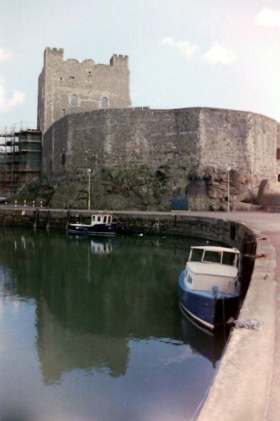 Carrickfergus Castle and Harbour, County Antrim, Northern Ireland
