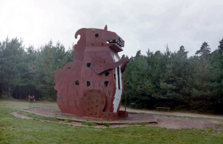 Gigantic Red Squirrel! - Thetford Forest, Norfolk