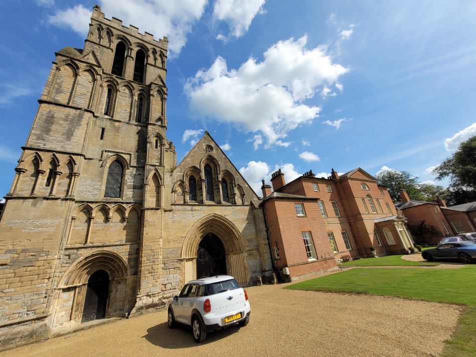 Thurgarton Priory and the Georgian House built next to it, Nottinghamshire