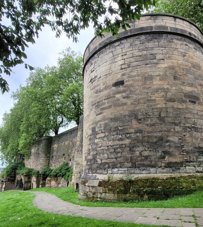 Walls of Nottingham Castle, Nottinghamshire