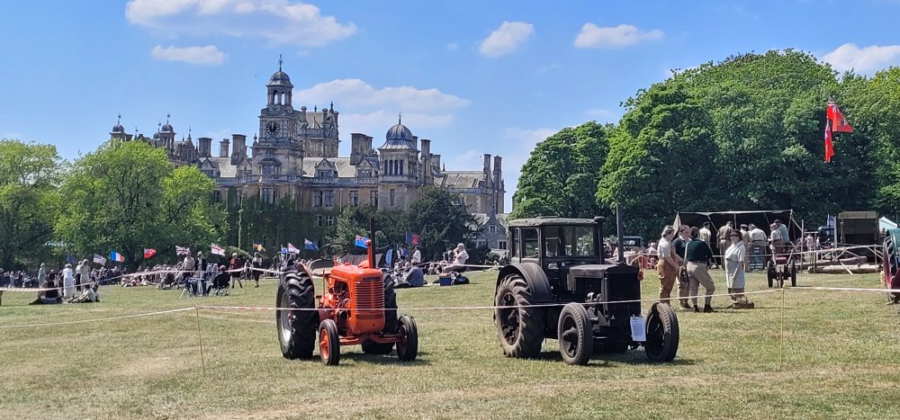 Thoresby Hall and Vintage Tractors, Nottinghamshire