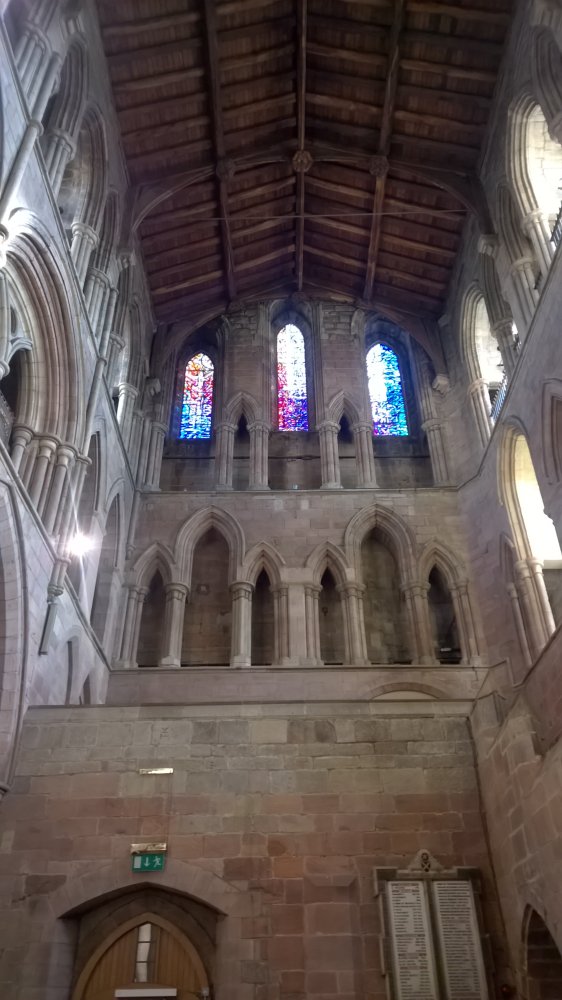 Interior of Hexham Abbey, Northumberland