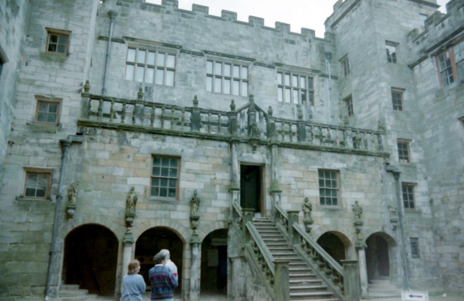 Interior Courtyard, Chillingham Castle, Northumberland