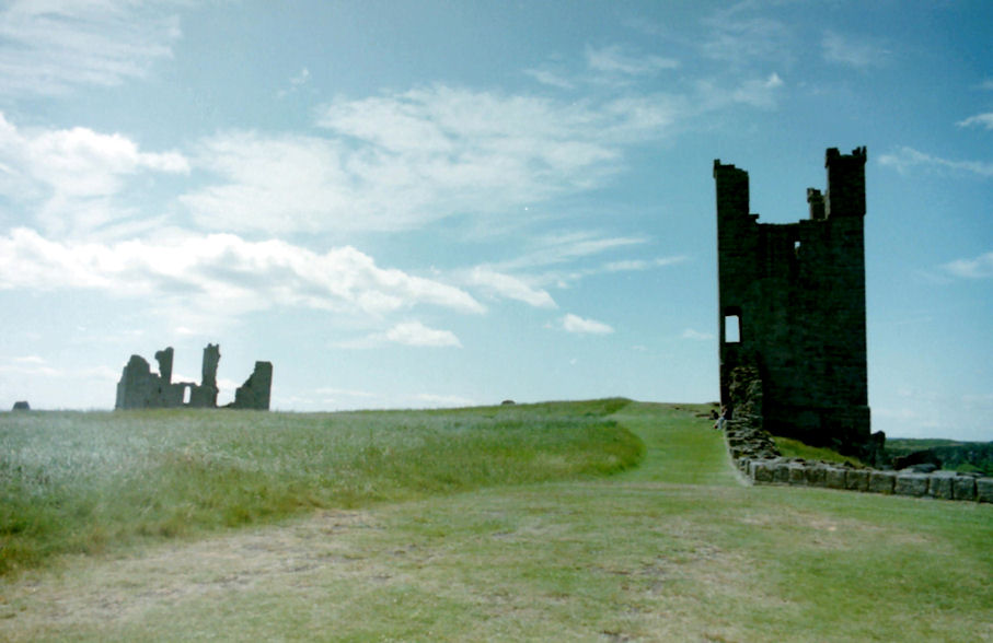Approaching Dunstanbugh Castle, Northumberland