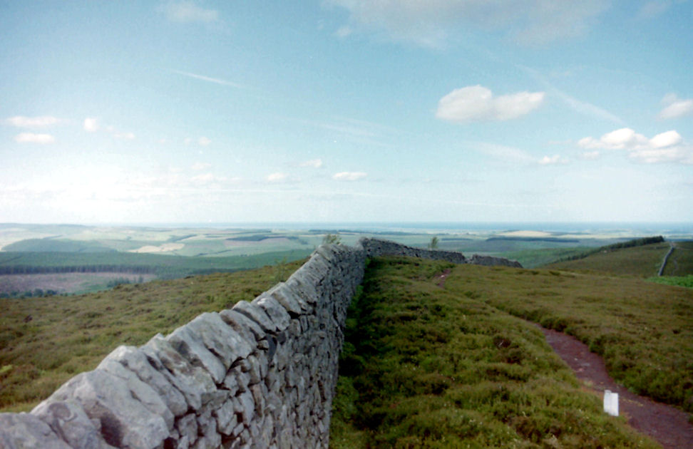 View looking west from Ros Castle, Northumberland