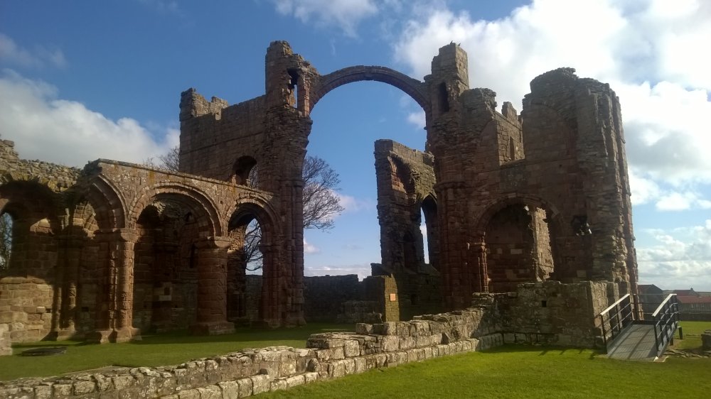 The Amazing Ruins of Lindisfarne Priory, Northumberland