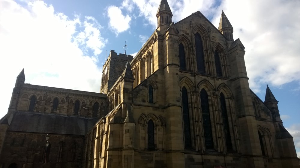 The East Front of Hexham Abbey, Northumberland
