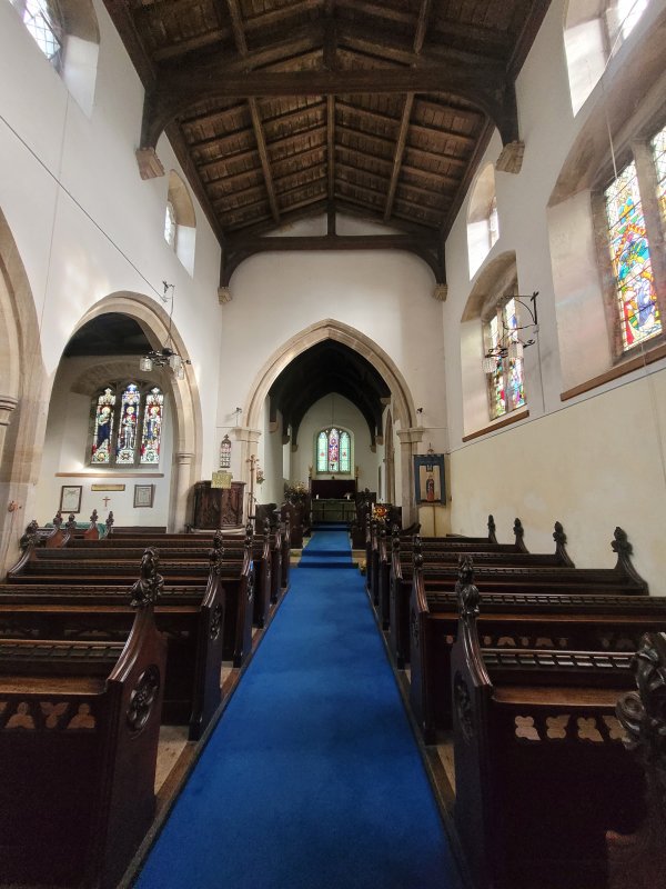Interior of St. Andrew's Church, Collyweston, Northamptonshire