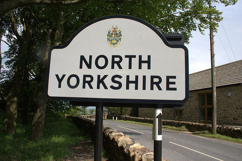 North Yorkshire Road Sign