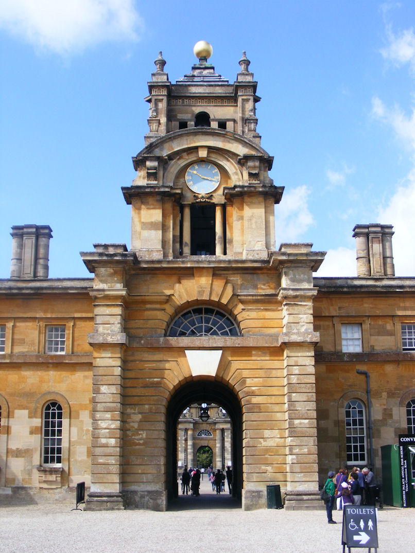 Entrance to Blenheim Palace, Oxfordshire