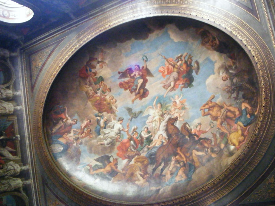 Ceiling inside Blenheim Palace, Oxfordshire