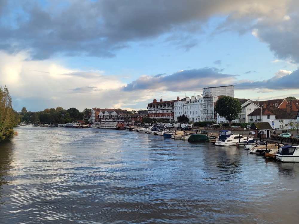 The Thames from Henley Bridge, Henley-on-Thames, Oxfordshire