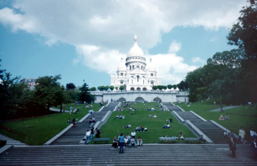 Descending Montmartre, Paris, France
