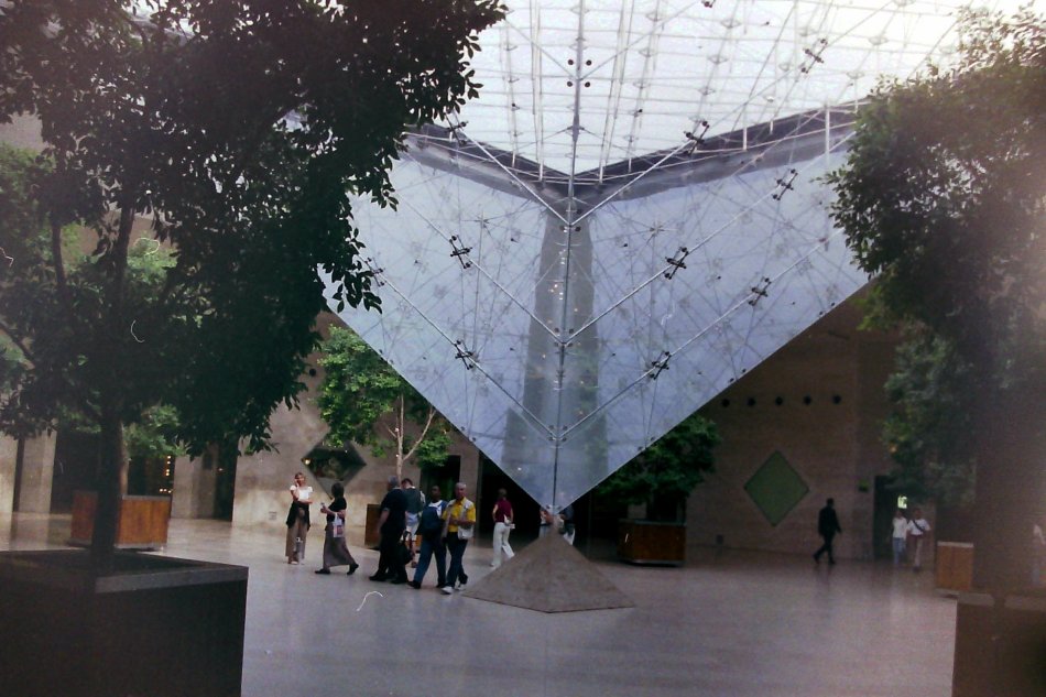Underneath the Pyramid, The Louvre, Paris, France