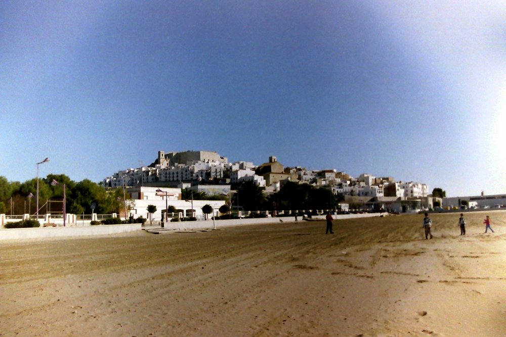 View of Pe�iscola, Spain
