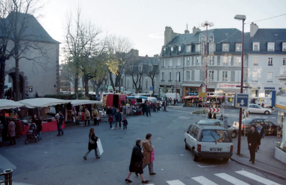 Market in Rodez, Aveyron, France