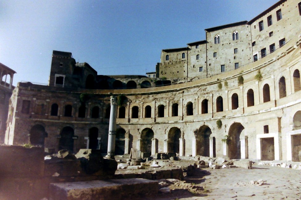 Another view of Trajan's Markets, Rome, Italy