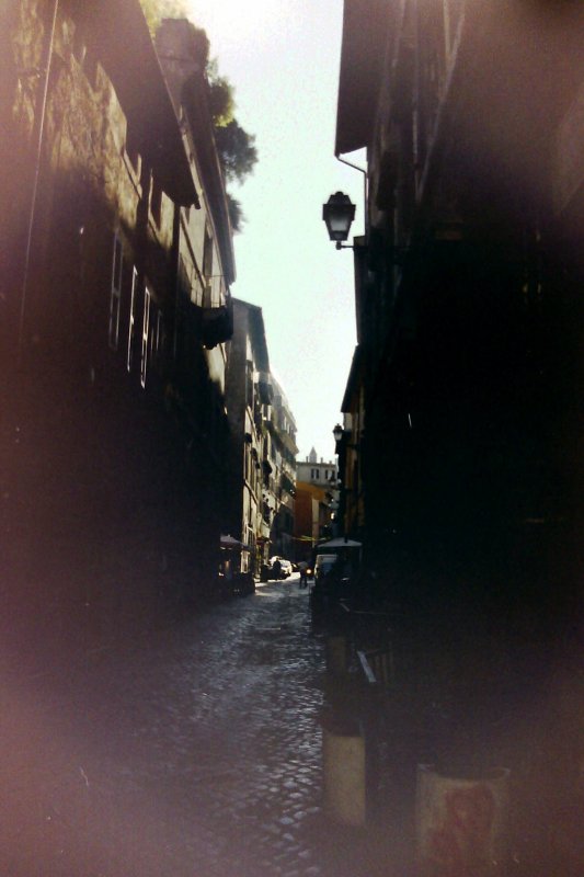 Back Street in Rome, Italy