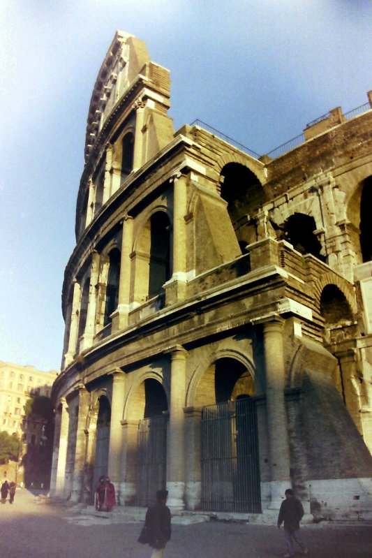 Back Outside the Colloseum, Rome, Italy